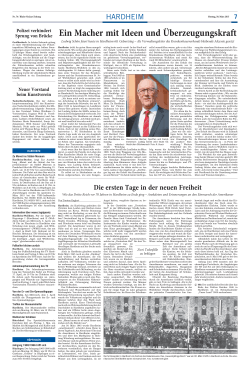Pressebericht Rhein-Neckar-Zeitung