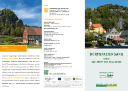 Dorfspaziergang - Sachsens D&ouml;rfer