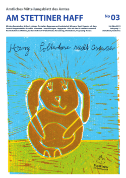 Ausgabe 03/2015 - Amt am Stettiner Haff