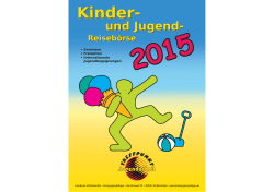 Kinder- und Jugendreisebörse 2015