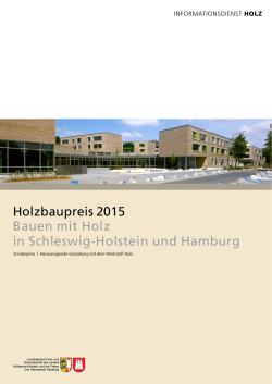 Holzbaupreis 2015 Bauen mit Holz in Schleswig
