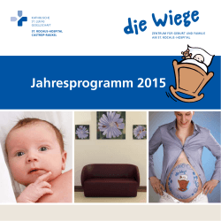 Jahresprogramm 2015 - St. Rochus-Hospital Castrop
