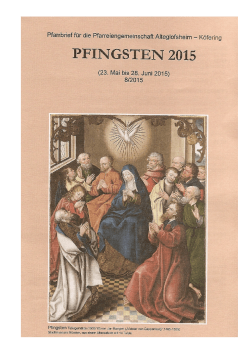 PDF-Version - Pfarrei Köfering