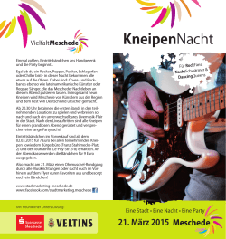 KneipenNacht Flyer 21. März 2015