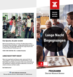 Programm - Übersee