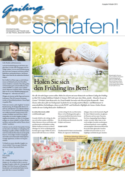 Holen Sie sich den Frühling ins Bett!