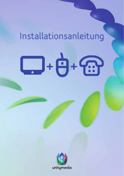 Installationsanleitung 3play bei 4er Multimediadosen