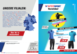 UNSERE FILIALEN: - INTERSPORT Voswinkel