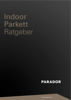 Indoor Parkett Ratgeber