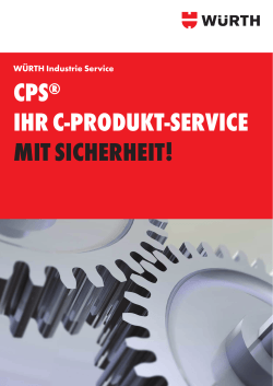 Broschüre - Würth Industrie Service GmbH & Co. KG
