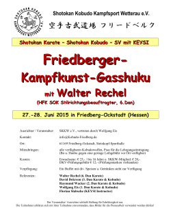 Friedberger-Kampfkunst-Gasshuku
