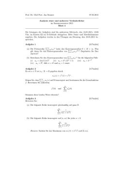 Blatt4 + Musterlösung