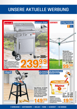 UNSERE AKTUELLE WERBUNG UNSERE AKTUELLE WERBUNG