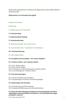 Diplomarbeit Christoph Schweigstill
