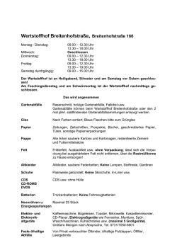 Wertstoffhof Breitenhofstra&szlig;e, Breitenhofstra&szlig;e 166 - Stadt Neu-Ulm