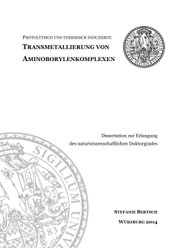 Dissertation_StefanieBertsch - OPUS Würzburg