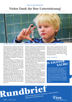 Mai 2015 - Humanistischer Verband Deutschlands