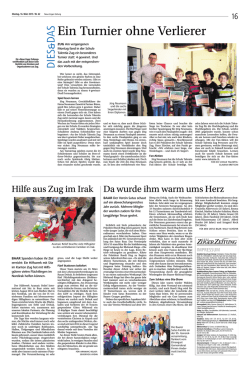 Ein Turnier ohne Verlierer