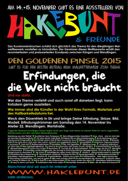 GOLDENEN PINSEL 2015