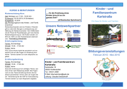 Kinder –und Familienzentrum Karlstraße Unsere Netzwerkpartner