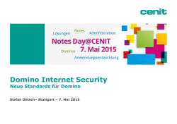 Domino Internet Security