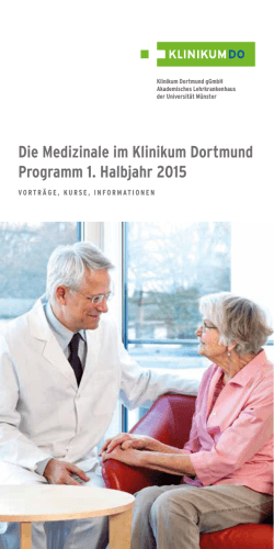 Medizinale am Klinikum Dortmund 2015