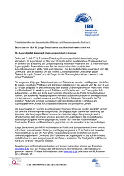 IBB 15. Jugendgipfel in Polen