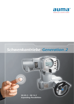 Schwenkantrieb SQ - FERGO Armaturen GmbH