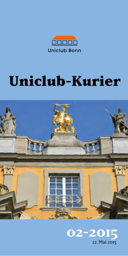 Uniclub-Kurier aktuell (Ausgabe 02-2015)