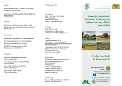 Programm - Bayerische Akademie für Naturschutz und