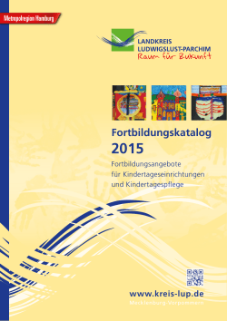 Fortbildungskatalog 2015 - Landkreis Ludwigslust