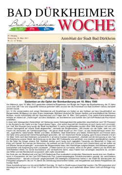Amtsblatt 13. KW - 26.03.2015
