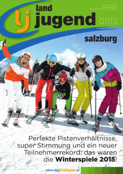 Ausgabe 01-2015 - Landjugend Salzburg