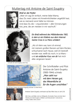 Muttertag mit Antoine de Saint