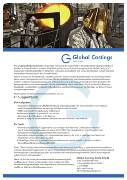 IT Supporter/in - Global Castings