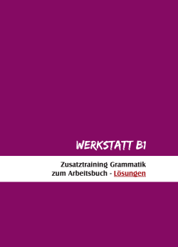 Werkstatt B1