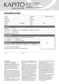 Preisliste 2015