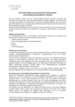 Infoblatt Kimko 7 - Friedrich-Schiller