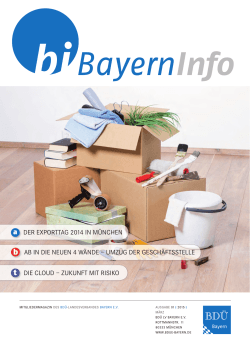 Ausgabe 2015-1 - BDÜ Bayern Startseite