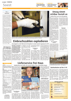 Soester Anzeiger vom 08.04.2015