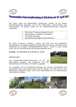Mountainbike-Wochenende am Kürnberg bei Steyr