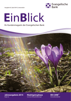 EinBlick 1-2015