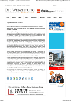 Die Webzeitung Ludwigsburg
