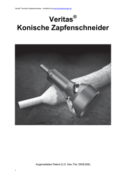 Veritas konische Zapfenschneider