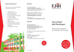 Harvestehude hilft Fl&uuml;chtlingen!