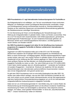 Info-Blatt 2015 - DED