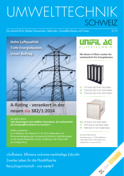 Umwelttechnik Ausgabe 3/15