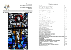 Pfarrbrief - St. Mariä Himmelfahrt Kleve