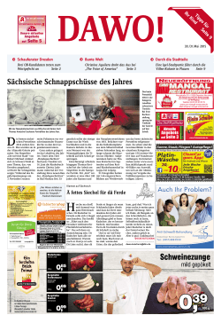 DAWO-W jetzt lesen! - Sächsische Zeitung