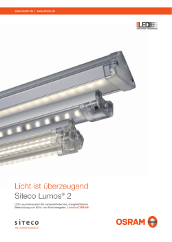 Lumos® 2 - Siteco Beleuchtungstechnik GmbH
